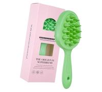 UncleS Spazzola esfoliante morbida per il corpo, spazzola per shampoo 2 in 1, morbida luffa per pelli sensibili, doccia, capelli e cuoio capelluto