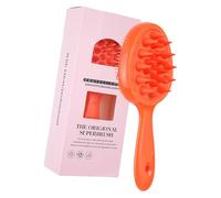 UncleS Spazzola esfoliante morbida per il corpo, spazzola per shampoo 2 in 1, morbida luffa per pelli sensibili, doccia, capelli e cuoio capelluto