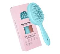UncleS Spazzola esfoliante morbida per il corpo, spazzola per shampoo 2 in 1, morbida luffa per pelli sensibili, doccia, capelli e cuoio capelluto