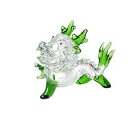 UncleS Statua di drago cinese Feng Shui Dragon Figurine per ricchezza fortuna Desktop decorazioni culturali artigianali con cura decorazione della stanza accento