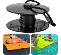 UncleS Tappetino Galleggiante per Acqua Attacchi Fogli Elementi Fissaggio in Plastica Resistenti alla Corrosione Fogli d'Acqua Tappetini Connessione Sicuri Marca Larga Fermagli