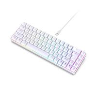 UncleS Tastiera a membrana 68Keys Con ABS Colore Backlits Keycaps Gioco Meccanico Sensazione Tastiere Per Vari Dispositivi Macchina da Scrivere Tastiera a Colori Con Interruttori