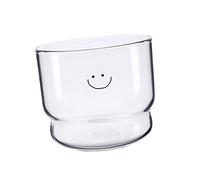 UncleS Tazze Vetro Alte Borosilicate Perfette Per L'uso In Ufficio O Casa Con Deliziosi Disegni Sorridenti E Compatibilità A Microonde Ogni Giorno Tazze