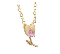 UncleS Tulipani Dorati Alla Collana A Sospensione Con Accessorio Per Gioielli Per Donne Cercano Eleganti Stili Bellezza Ogni Giorno Indossare Gioielli