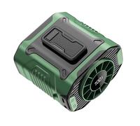 UncleS Ventilatore regolabile con clip personale con luce a LED e ricarica USB C Ventilatore da collo appeso per ufficio viaggi multiuso clip sulla scrivania