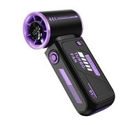 UncleS Ventola Raffreddamento Viaggia per Piccola Scrivania da 3600 mAh Travel ABS Texture Silenziosa con Ventola Raffreddamento velocità Regolabile