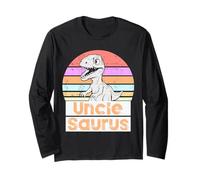Unclesaurus T Rex Dinosaur Uncle Saurus Family Matching Maglia a Manica