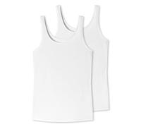 Uncover by Schiesser 2PACK Trägertop Intimo, Weiss, 3XL (Pacco da 2) Donna