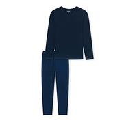 Uncover by Schiesser Schlafanzug Lang Pigiama Lungo, NachtBlau, 58 Uomo