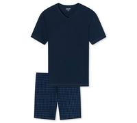 Uncover Di Schiesser Pigiama Uomo 2 Pezzi - Shorty, Corto, V-Collo...