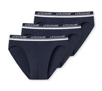 Uncover Di Schiesser Slip Uomo 3 Pezzi - Rio Slip, Serie "Uncover", Logobu...