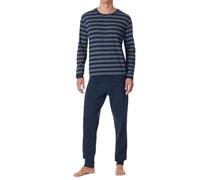 Schiesser Uncover Nightwear Set di Pigiama, NachtBlau_181534, 50 Uomo