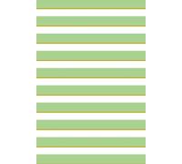 Undated 13 Month Life Planner for Focus & Balance - Green and Gold Striped: ADHD-Friendly Goal Setting, Vertical Weekly Layout, Monthly Focus ... Travel Planning for Busy Moms & Professionals