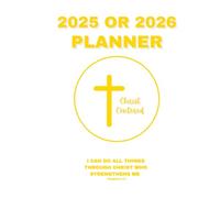 Undated Christian Planner with Bible & Prayer Journal for 2025,2026 or even 2027 with Weekly Scripture, Vision Board, Budget Goals-362Pages: ... Weekly Devotional, Sermon Notes & Reflection