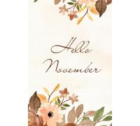 Undated Lined November Notebook&Journal, 100 Pages 6"x9": Suitable for Office, Home and School