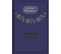 Undated Planner: She had a Vision (and a Planner): Women’s Journal, Keeps track of Daily Goals- Appointments- priorities and hourly schedule. (6 x 9), 5 Months.