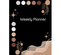 Undated Weekly Planner 120 Pages | Aesthetic Minimalist Organizer for Goals, Tasks & Scheduling | Perfect Gift Planner for Work, School & Personal Use