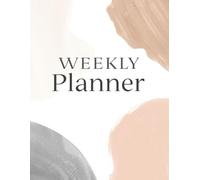 Undated Weekly Planner 120 Pages | Minimalist Boho Organizer for Daily Planning, Scheduling, Goals & Productivity | Simple and Elegant Weekly Layout for Home, Work, and School
