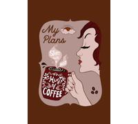Undated Weekly Planner, 52 Weeks, Week on 2 Pages with 7-Day Planning + Weekly To Do List + Goal & Habit Tracker, 6" x 9" - Start with Coffee