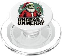 Undead E Unmerry Zombie Santa PopSockets PopGrip per MagSafe