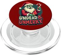 Undead E Unmerry Zombie Santa PopSockets PopGrip per MagSafe
