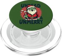Undead E Unmerry Zombie Santa PopSockets PopGrip per MagSafe