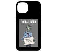 Undead Inside Funny Zombie Work Humor Daily Grind Cool Art Custodia per iPhone 13