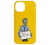 Undead Inside Funny Zombie Work Humor Daily Grind Cool Art Custodia per iPhone 14