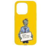 Undead Inside Funny Zombie Work Humor Daily Grind Cool Art Custodia per iPhone 15 Pro