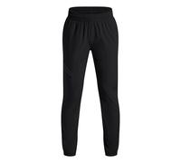 Under Amour Bambino Unstoppable Woven Jogger, Pantaloni Tuta idrorepellenti e Traspiranti, Pantaloni Sportivi Lunghi e Comodi per Allenamento e Abbigliamento Casual,Black/Black,YSM
