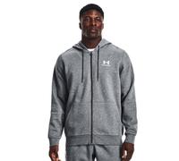 Felpa da tennis da uomo Under Armour Men's UA Essential Fleece Full-Zip Hoodie - Grigio M