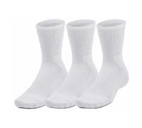 Under Armour 3 Maker 3Pk Mid Crew - calzini lunghi M White unisex