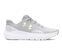 Scarpe da corsa Grade School Under Armour Surge 4 da ragazza Halo Grigio / Bianco / Iridescent 37.5