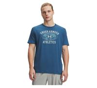 Under Armour 60/40s Armor Globe Short Sleeve T-shirt Blu M Uomo