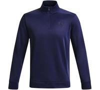 Maglia Armour Fleece® ¼ Zip da uomo Midnight Blu Marino / Nero XXL