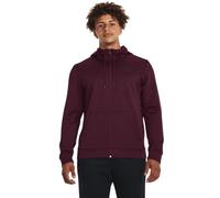 Under Armour Armourfleece Full Zip Hoodie Felpa con Cappuccio, (600) Marrone Scuro / / Nero, Medium Uomo