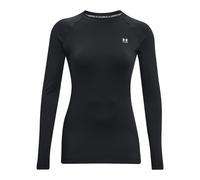 Under Armour Authentics Crew Manica Lunga Donna-Nero in nero, Taglia: XL