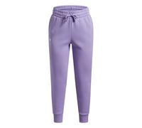 Under Armour Bambina Rival Fleece Jogger, Pantaloni Sportivi Lunghi Ultra Morbidi in Pile Misto Cotone, Pantaloni Tuta Leggeri con Gamba Affusolata e Tasche,Transparent/White,YLG