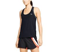 Canottiera Under Armour Knockout nero bianco bambina - L