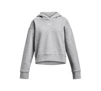 Felpe con cappuccio Under Armour UA Rival Fleece Crop Hoodie-GRY 196883851300 in taglia YLG EU