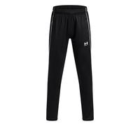 Under Armour Bambino Challenger Training Pant, Pantaloni Sportivi Lunghi Comodi ed Elasticizzati con Zip alle Caviglie, Pantaloni Tuta per Sport, Atletica e Abbigliamento Casual,Black/White,YXS