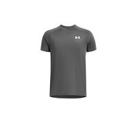 Under Armour Bambino Tech 2.0 Short Sleeve, Maglietta Manica Corta Comoda e Traspirante, T-Shirt Sportiva Aderente per Allenamento, educazione Fisica e Abbigliamento Casual,Castlerock/White,YSM