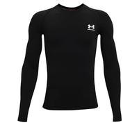 Maglia Under Armour HeatGear manica lunga nero bianco bambino - S