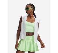 Smanicato Under Armour Rival Woven Ruched da donna Bianco / Nero XS