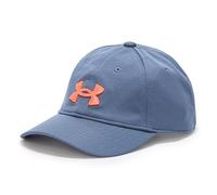 Cappello Under Armour Blitzing Adjustable da ragazzo Downpour Grigio / Fire TAGLIA UNICA