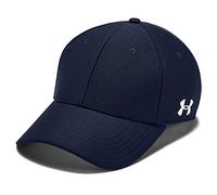 Under Armour - Berretto sportivo da uomo, comodo, con fascia tergisudore integrata, Uomo, Cappello, 1325823, Midnight Navy (410)/bianco., M / L