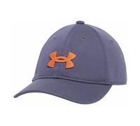 Cappello Under Armour Blitzing Adjustable da ragazzo Downpour Grigio / Fire TAGLIA UNICA