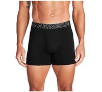 Under Armour Boxer da Uomo, in Cotone, 15,2 cm, Confezione da 3, Solido Nero - Nucleo, X-Large