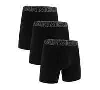 Under Armour Boxer da uomo Cotone ad alte prestazioni - Cucitura 15,2 cm, Ultramorbidi Nero XS