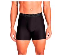 Under Armour Boxer da Uomo Tech Mesh da 15,2 cm, Confezione da 2, Nero, Tinta Unita, Confezione da 3, M